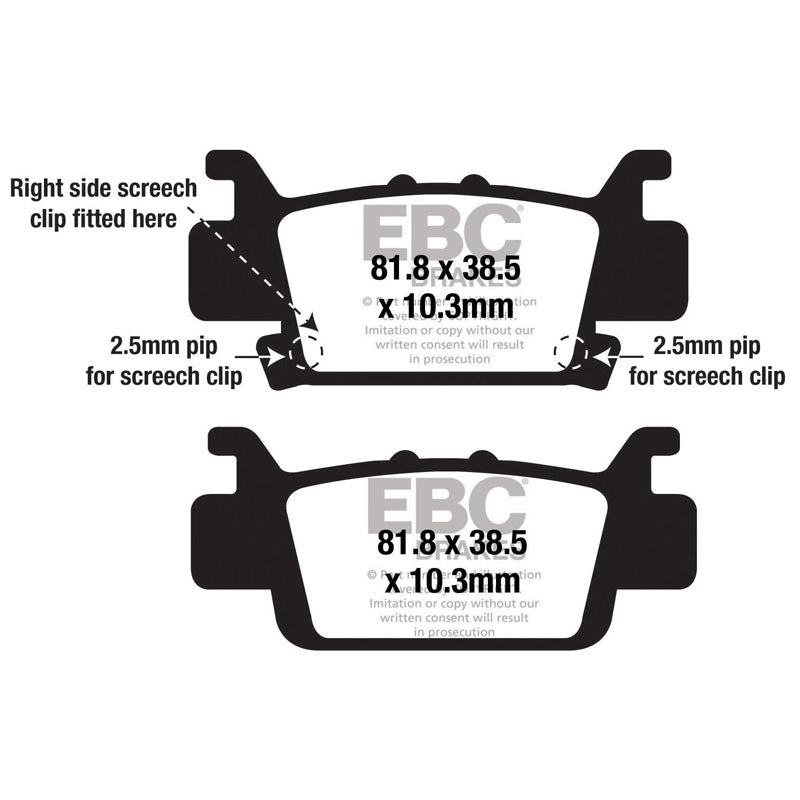 BRAKE PADS - SV SERIES - FA704SV