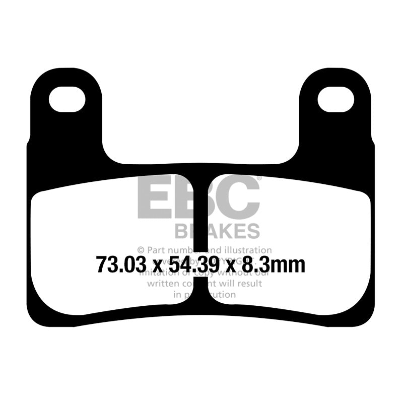BRAKE PADS - HH SERIES - FA724HH FRONT