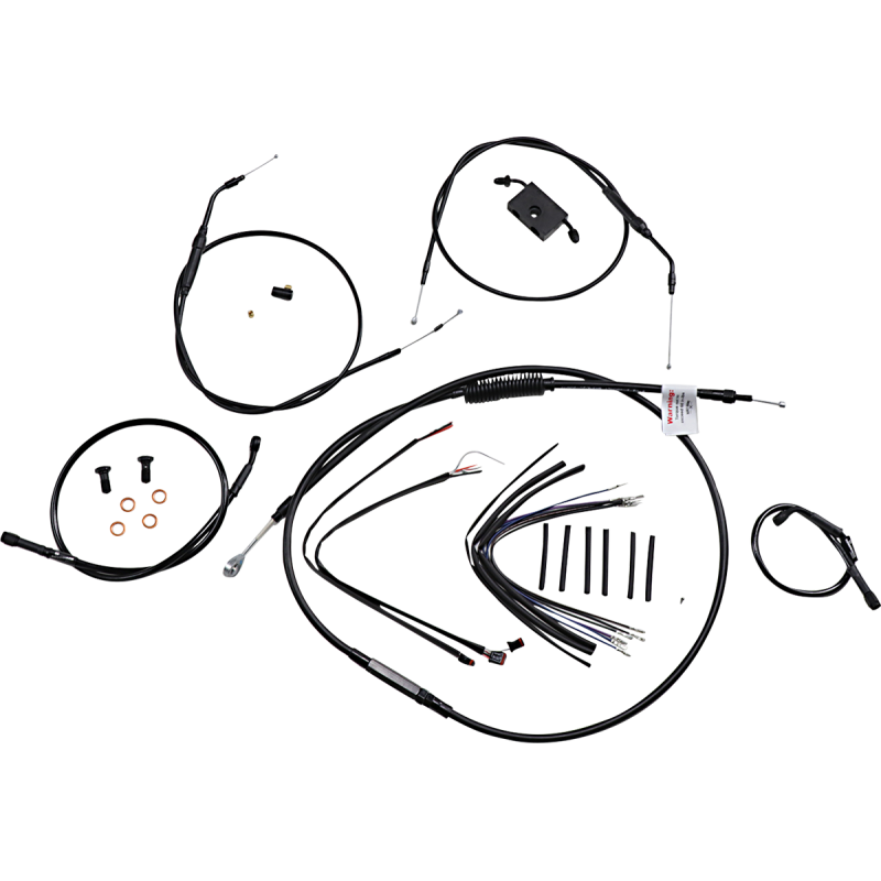 Handlebar Cable&Brake Line Kit -Extnd - Sportrs 14" ApeHangr