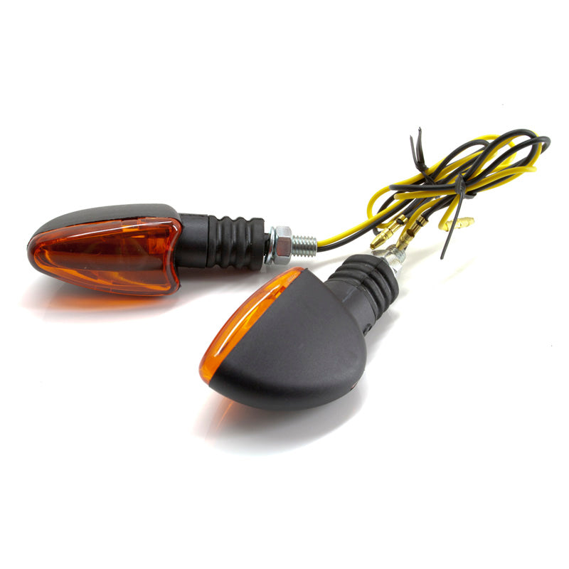 BLACK DEVIL FLASHER AMBER 2/PCS.