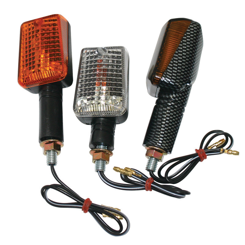 MINI STALK L/STEM BLK AMBER 2PCS.