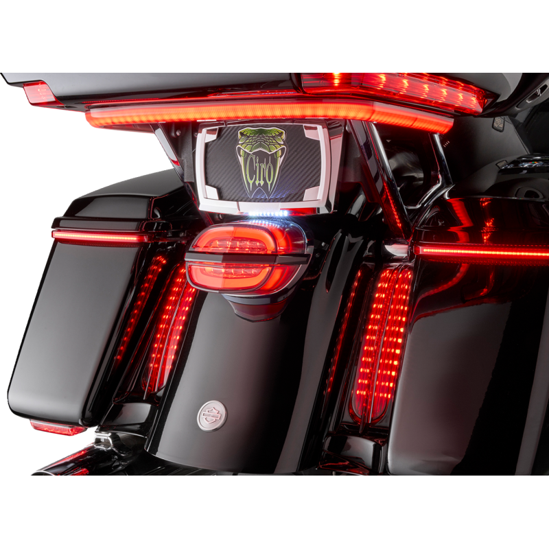 Taillight - Smoke Lens W/ License Plate Light
