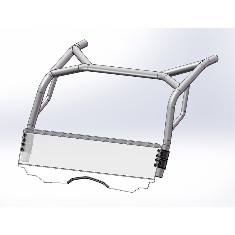 SHORT WINDSHIELD (HARD COAT) CFMOTO SNYPER/ZFORCE