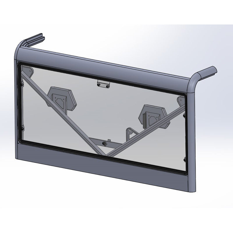 REAR WINDSHIELD (HARD COAT) CFMOTO UFORCE 1000 19-22