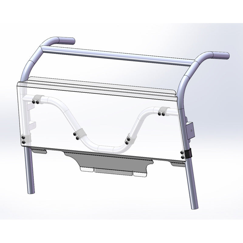 REAR WINDSHIELD CFMOTO TRACKER/UFORCE 13-14