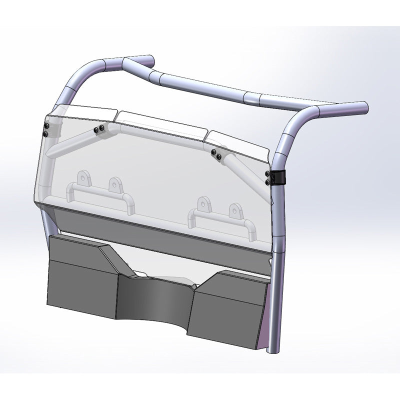 REAR WINDSHIELD CFMOTO SNYPER/ZFORCE 15-18