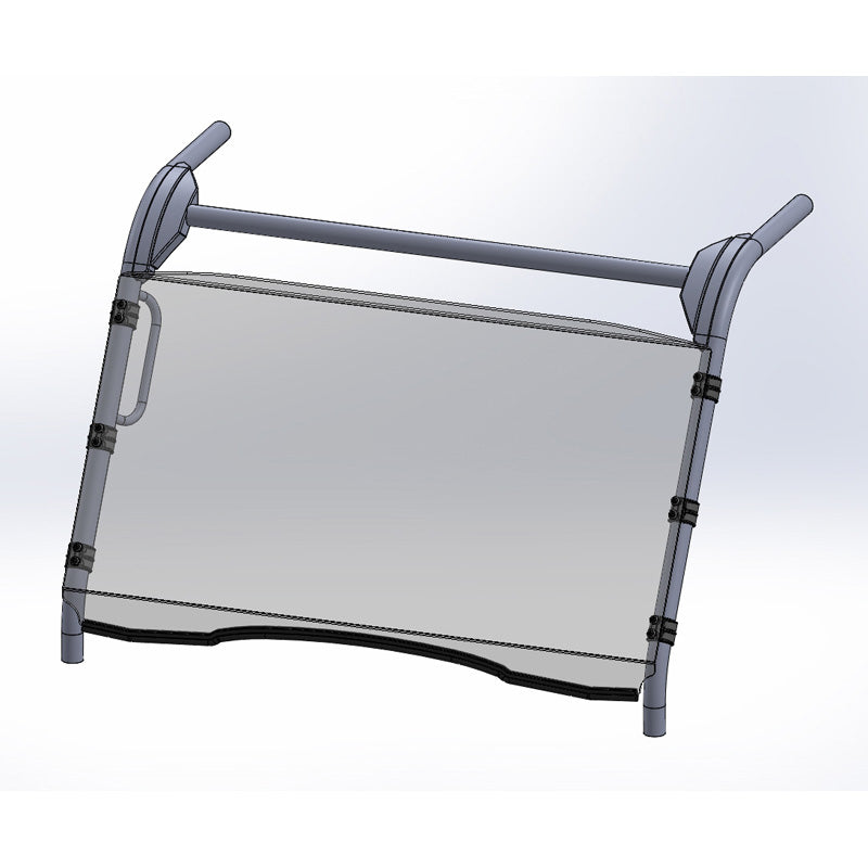 FULL WINDSHIELD (HARD COAT) KAWASAKI MULE 700 19-22