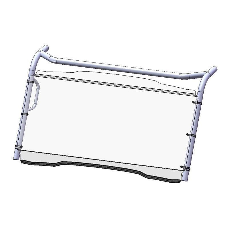 FULL WINDSHIELD HC KAWA MULE PRO/DIESEL