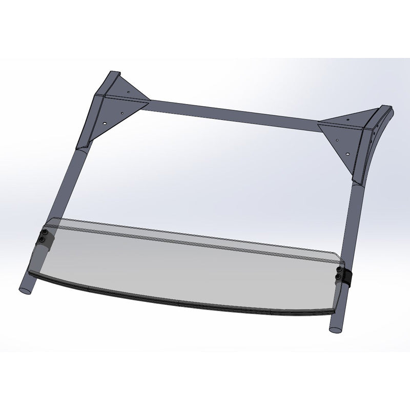 SHORT WINDSHIELD HC KAWA TERYX 1000