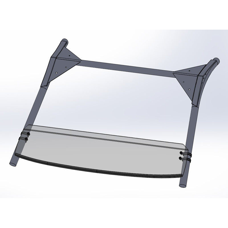 %SHORT WINDSHIELD KAWASAKI TERYX 1000