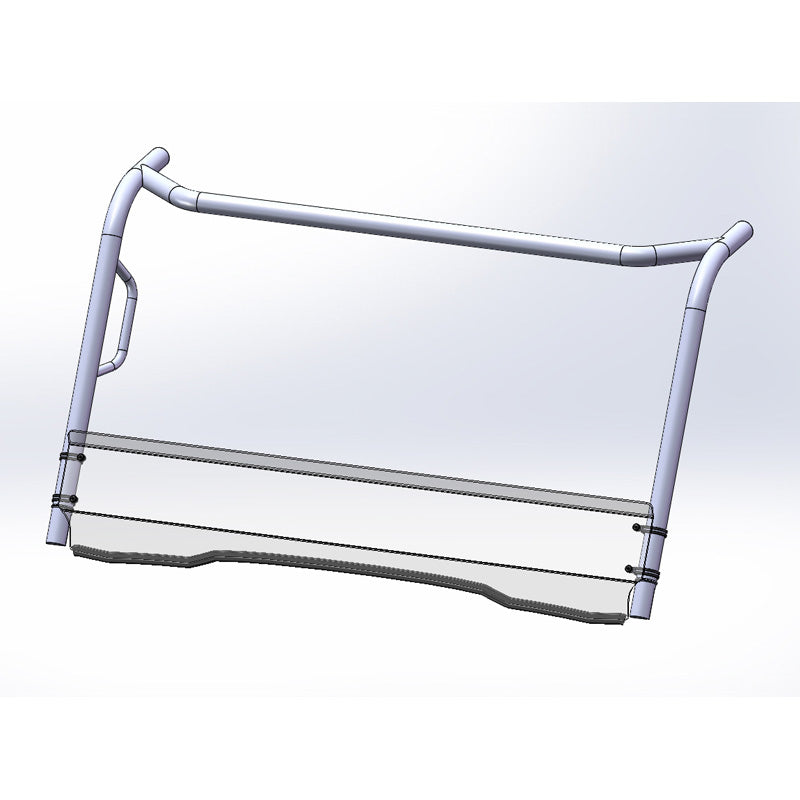 %SHORT WINDSHIELD KAWASAKI MULE PRO/DIESEL