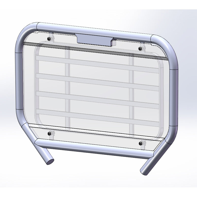 REAR WINDSHIELD KAWASAKI MULE 400 17-22