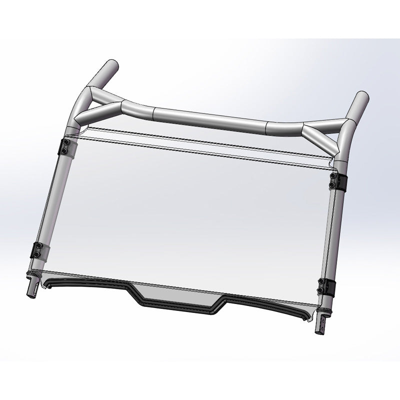 %FULL WINDSHIELD HC POLARIS RZR XP TURBO 18-21