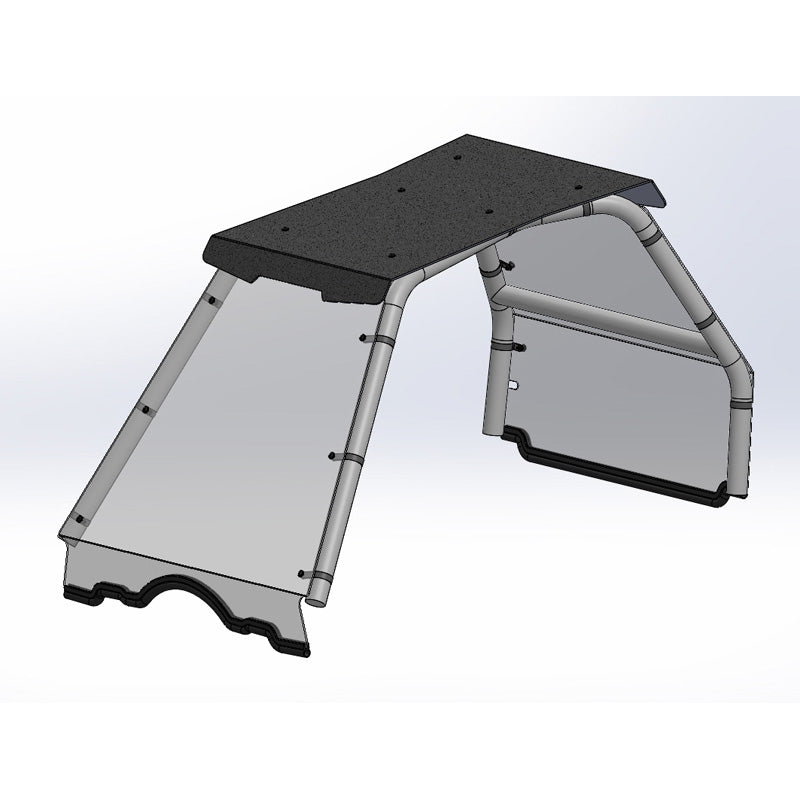 WINDSHIELDS (FRONT/REAR) + ROOF COMBO (HARD COAT) POLARIS ACE 150 17-19