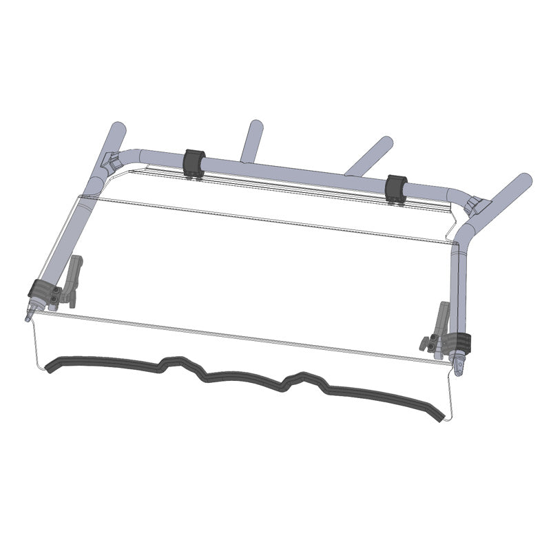 FULL TILT WINDSHIELD HC YAMAHA YXZ1000R 16-18