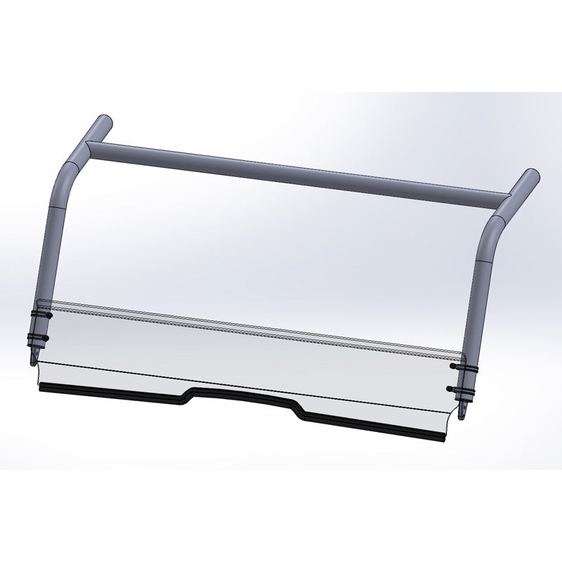 %SHORT WINDSHIELD YAMAHA WOLVERINE 18-20