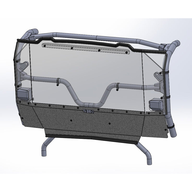 REAR WINDSHIELD YAMAHA WOLVERINE 21-22