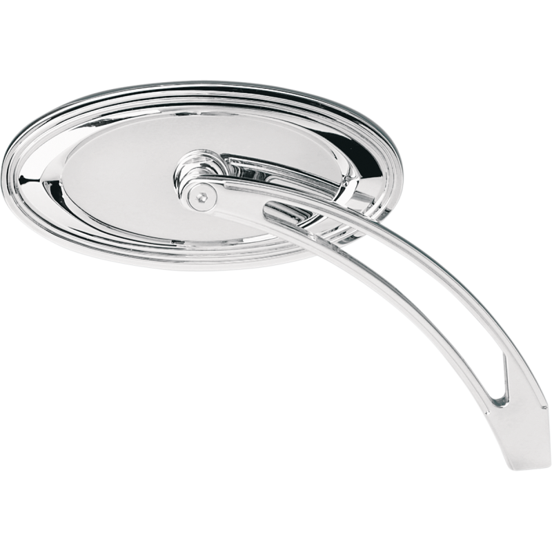 OVAL STEPPED MIRROR W/RADIAL STEM (1)