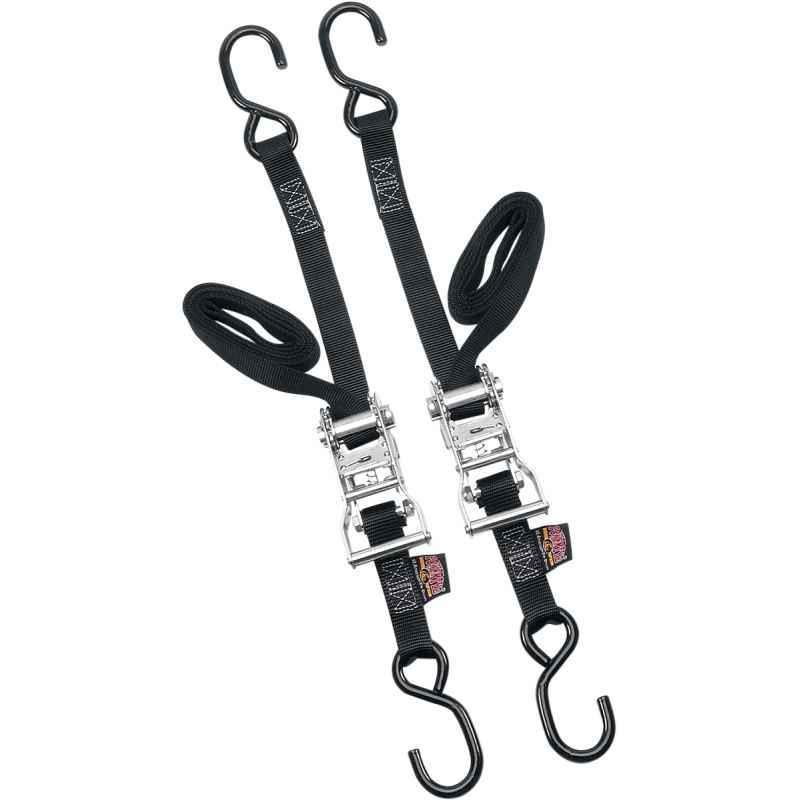 1" RATCHET TIE DOWNS (PR)