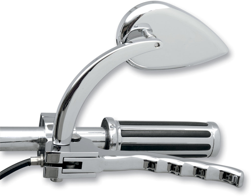 TEARDROP MIRROR CHR LONG STEM (EA)