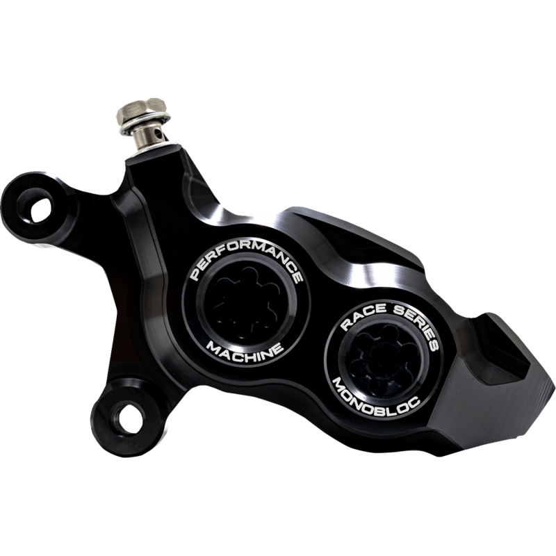 CALIPER LEFT - 137 X 4B RACE SERIES MONOBLOC - BLK/ANO