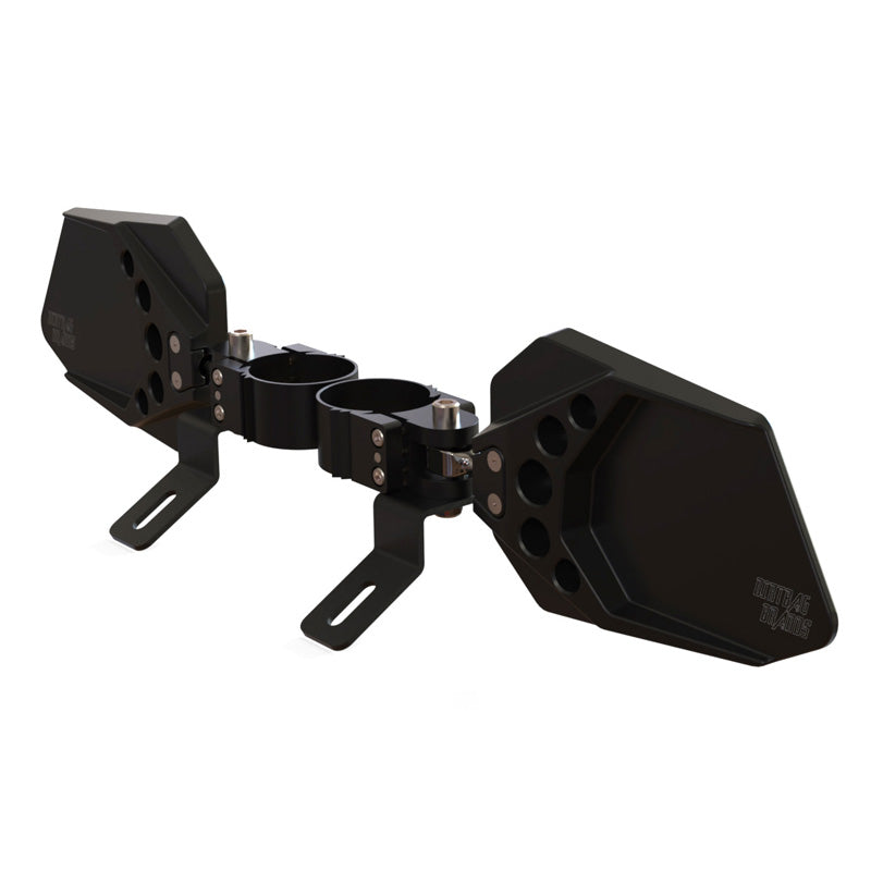 MIRRORS W/POD MOUNTS, FITS ROLLBARS 1.5" TO 2" X2