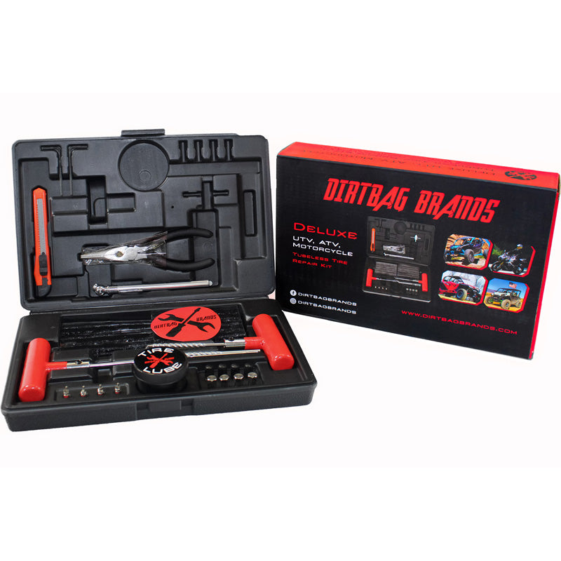 HEAVY DUTY OFFROAD TIRE REPAIR KIT, DELUXE 64 PC.