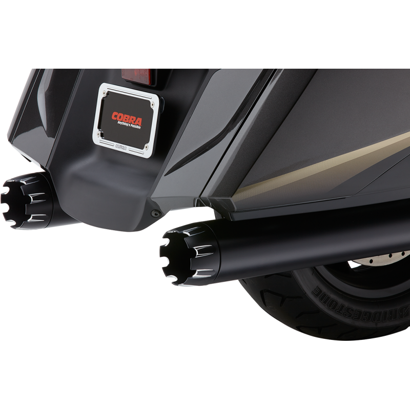 12-17 GL1800/FB6 4" DUAL CUT SO BLK (PR)
