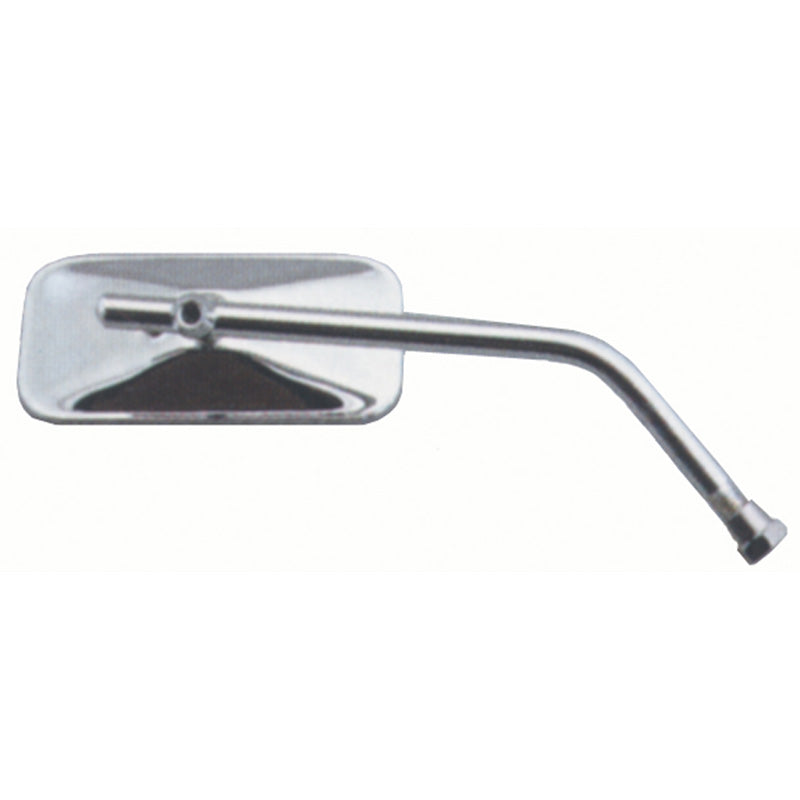 UNIV.MIRROR R/L 10MM RECTANGULAR CHROME.