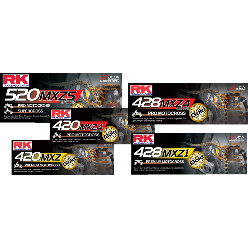 GB428MXZ1-120 RK HEAVY DUTY CHAIN GOLD