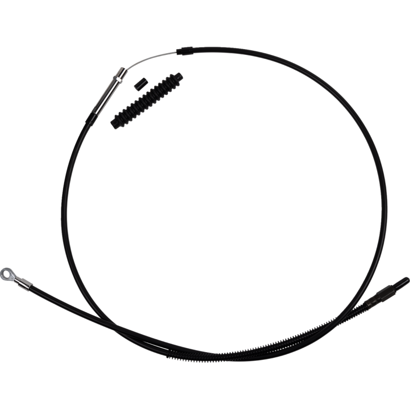 CLUTCH CABLE SOFTAIL BLACK +8
