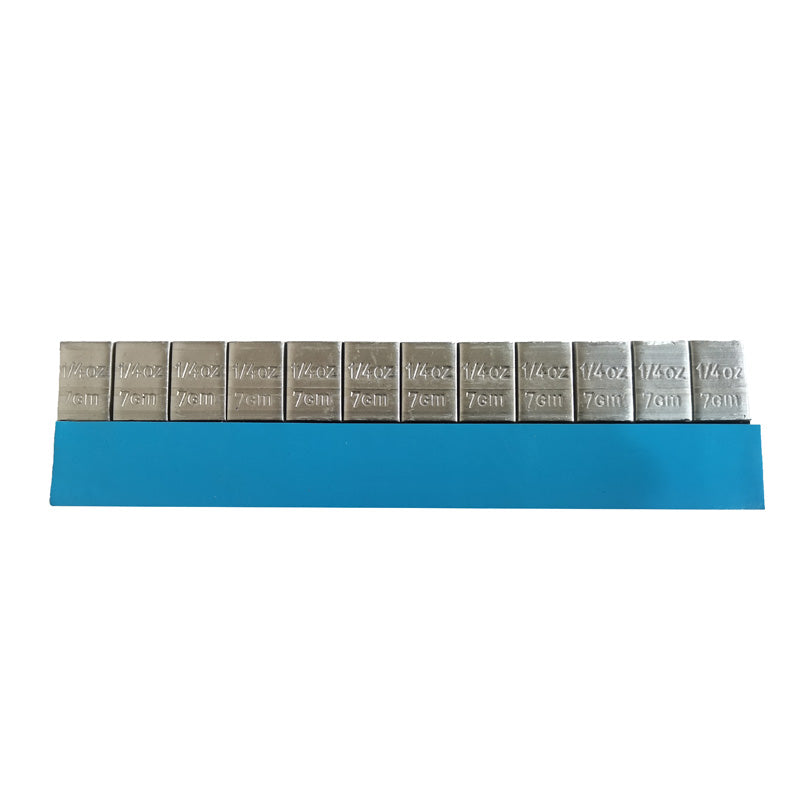 LEAD ADHESIVE WEIGHT GREY 1/4OZ X 12=48 STRIP