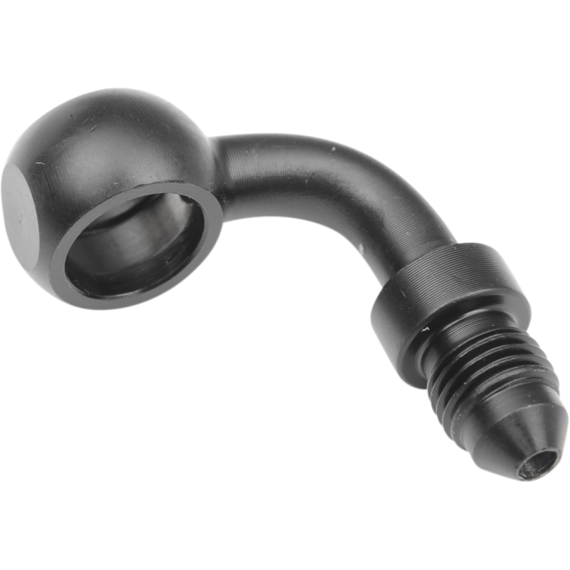 90 DEG. 7/16" BANJO BLACK