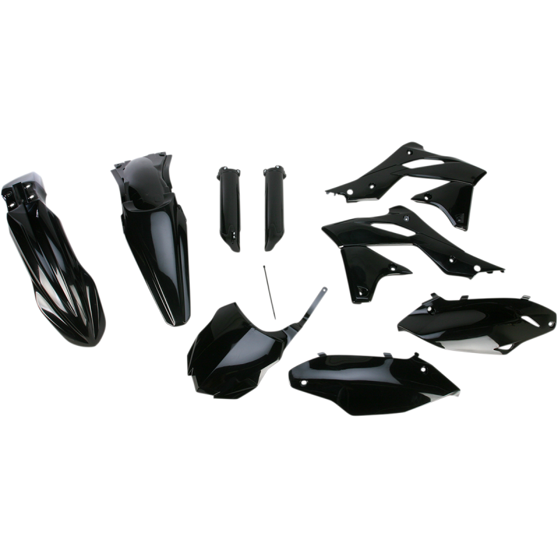 PLASTIC KIT- FULL KX250F:13-13 BLACK