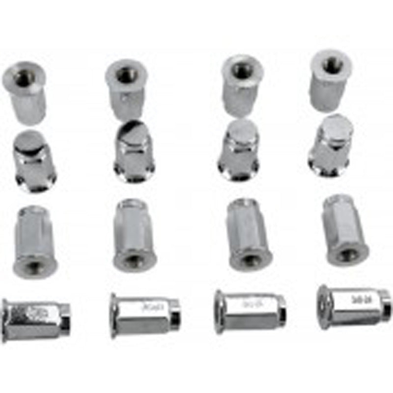 DWT LUG NUT CHROMED 3/8'-24