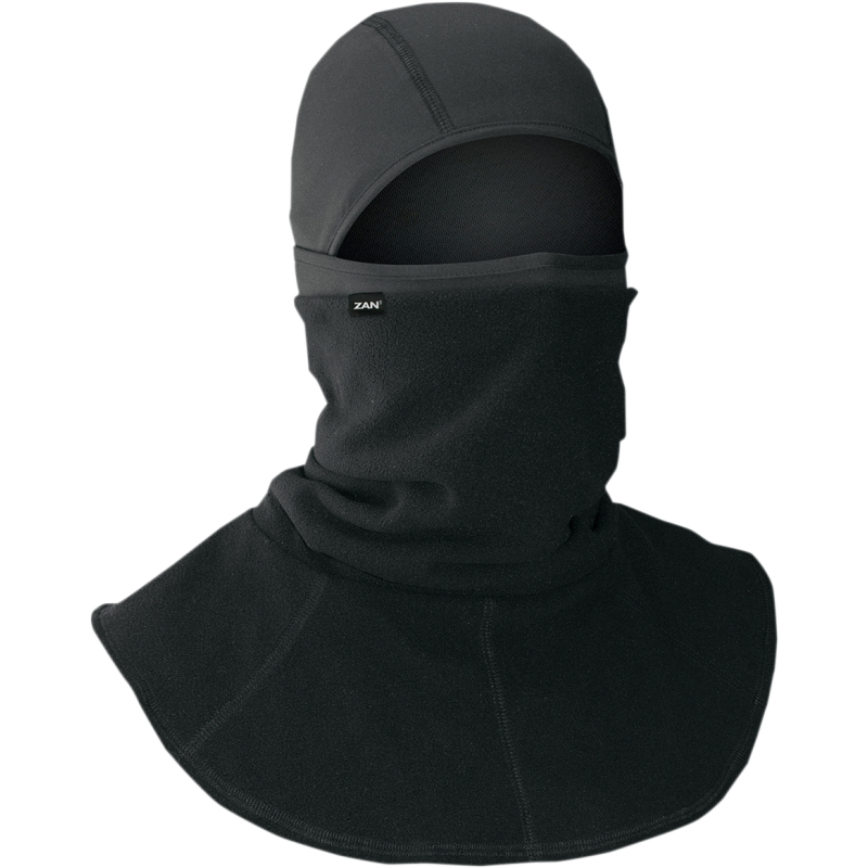 BALACLAVA W/ NECK GAITER POLYESTER/SPANDEX BLACK