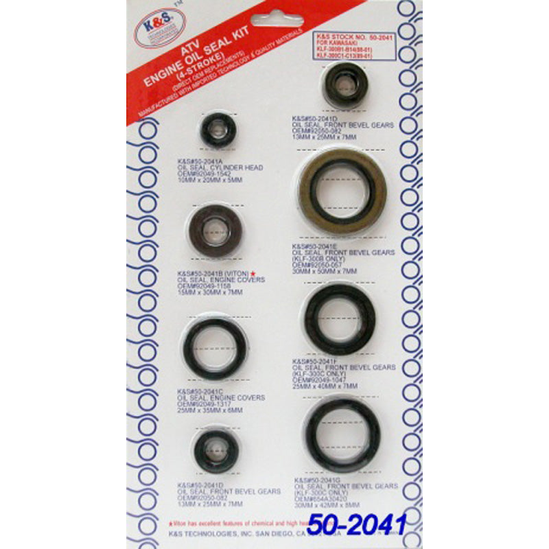ENG.SEAL KIT 8PCS KLF300B/C 88-04.