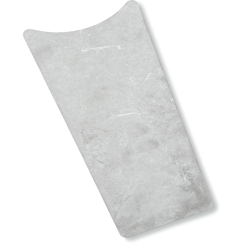 89-07 FLT/FLHT RAW DASH INSERT