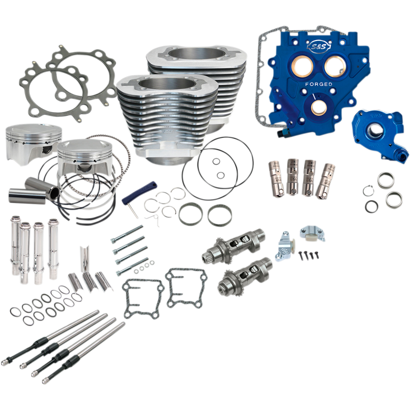 Powr Pk, 4"bore, silv, 585CE, 07-17 exc 17 touring