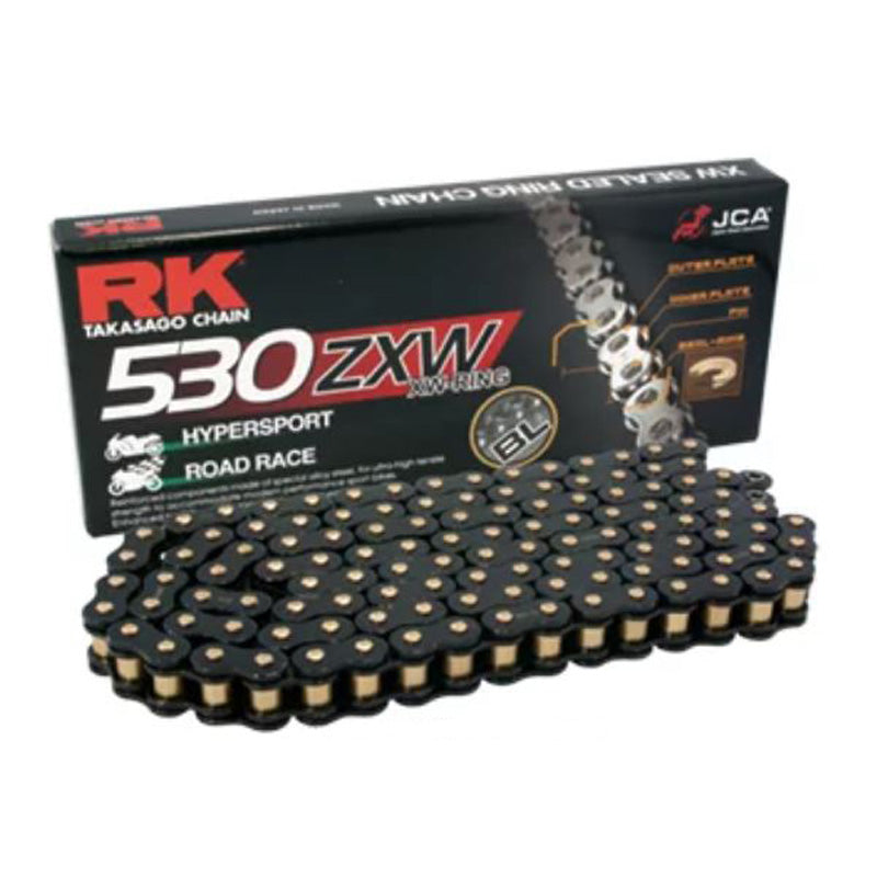 BL530ZXW CHAIN 120L-RL BLACK GOLD PIN
