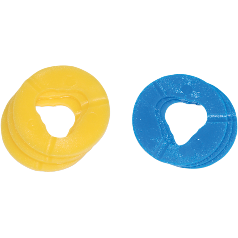 18MM SHAFT SHOCK LOWERING SPACER BU/YE