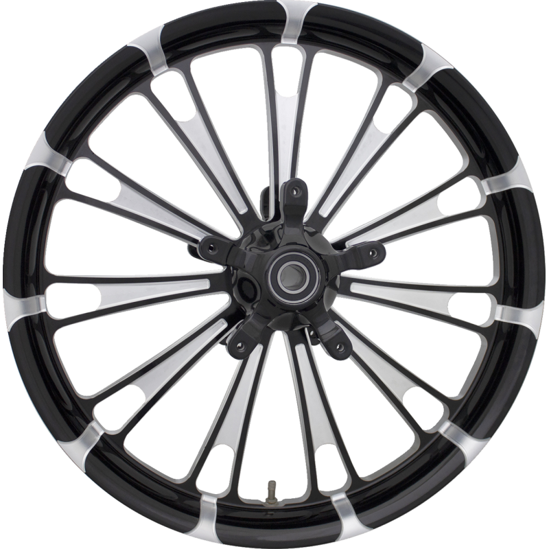 FORGED FUEL FRONT BLACK 21X3.5 ABS W/WO TPMS 08-22 FL
