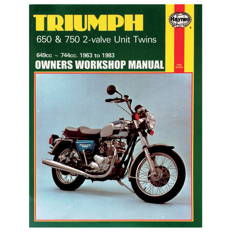 @HAYNES TRIUMPH 650AMP;750 2-VALVE UNIT TWINS 63-