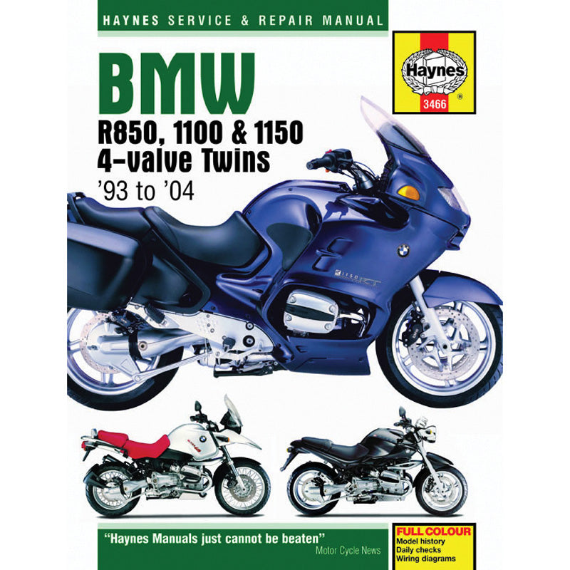 HAYNES MANUAL DELUXE BMW R850/1100/1150 93-04