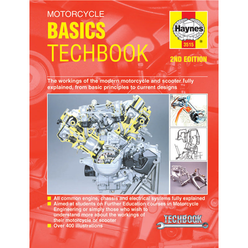 MOTORCYCLE BASICS MANUAL HARD COVER.