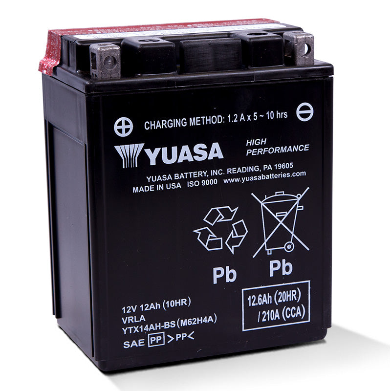 FA YTX14AH ACTIVATED  YUASA USA (YTX14AH-BS)