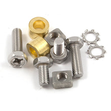 BATTERY 12/20MM STAINLESS NUT  SCREW 6PCS.
