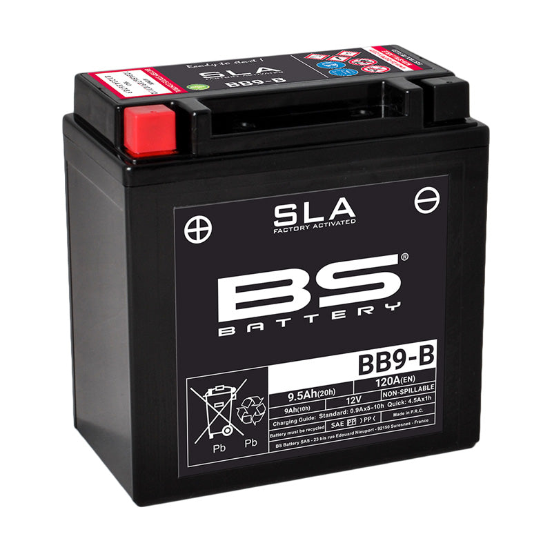BB9-B SLA FACTORY ACTIVATED 12V BATTERY