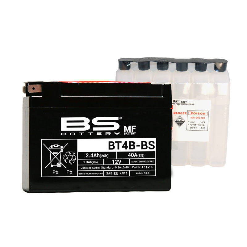 BT4B-BS MAINTENANCE FREE 12V BATTERY