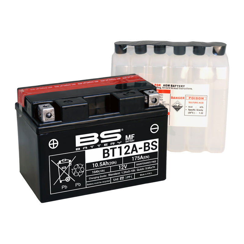 BT12A-BS MAINTENANCE FREE 12V BATTERY